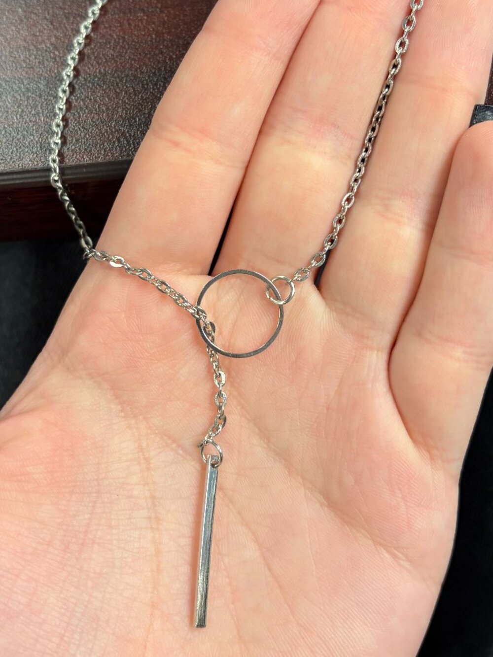 Dainty Adjustable Silver Chain